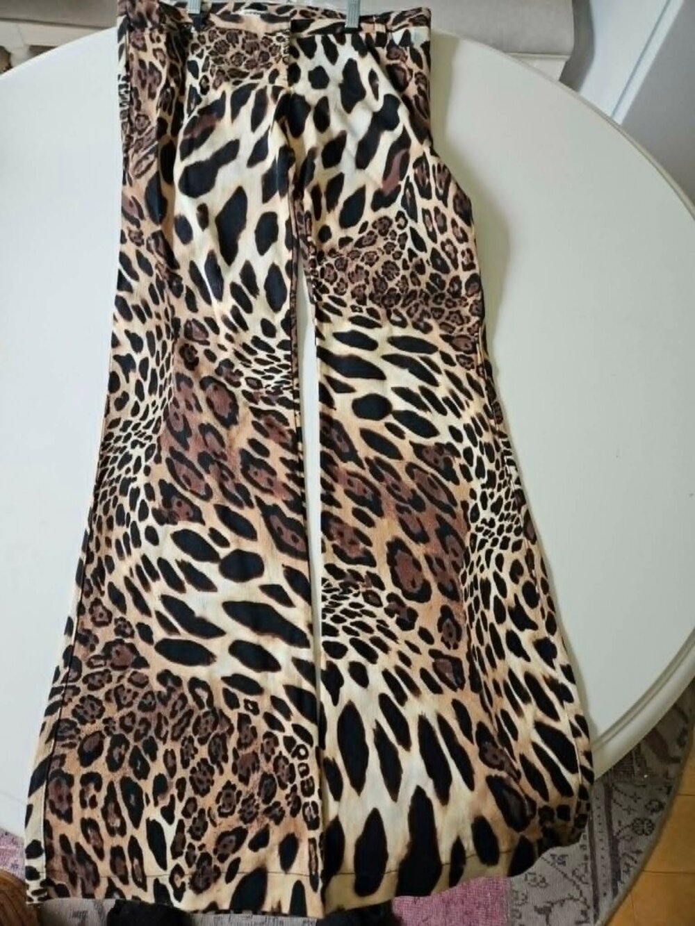 Sharagano Paris Leopard Stretch Jeans Size L